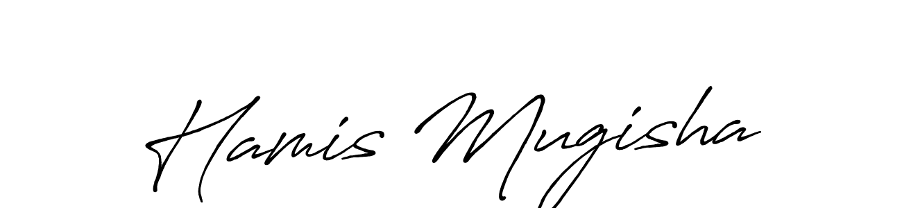 How to make Hamis Mugisha signature? Antro_Vectra_Bolder is a professional autograph style. Create handwritten signature for Hamis Mugisha name. Hamis Mugisha signature style 7 images and pictures png