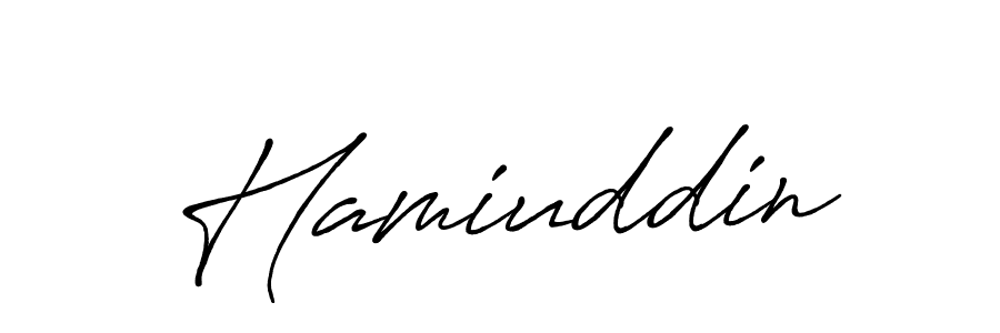 You should practise on your own different ways (Antro_Vectra_Bolder) to write your name (Hamiuddin) in signature. don't let someone else do it for you. Hamiuddin signature style 7 images and pictures png