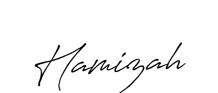 Make a beautiful signature design for name Hamizah. Use this online signature maker to create a handwritten signature for free. Hamizah signature style 7 images and pictures png
