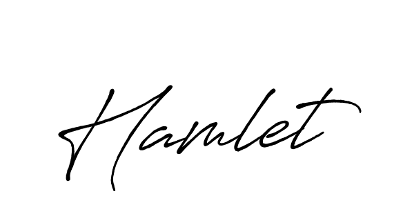 How to make Hamlet name signature. Use Antro_Vectra_Bolder style for creating short signs online. This is the latest handwritten sign. Hamlet signature style 7 images and pictures png