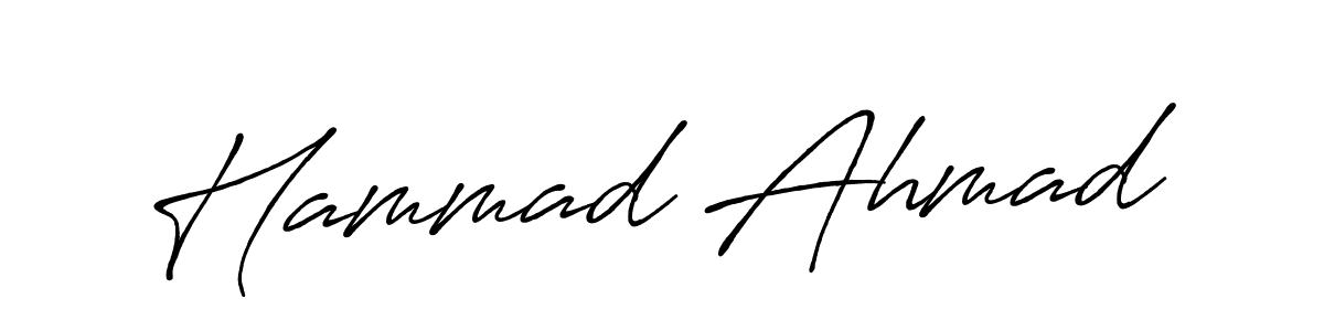 Once you've used our free online signature maker to create your best signature Antro_Vectra_Bolder style, it's time to enjoy all of the benefits that Hammad Ahmad name signing documents. Hammad Ahmad signature style 7 images and pictures png