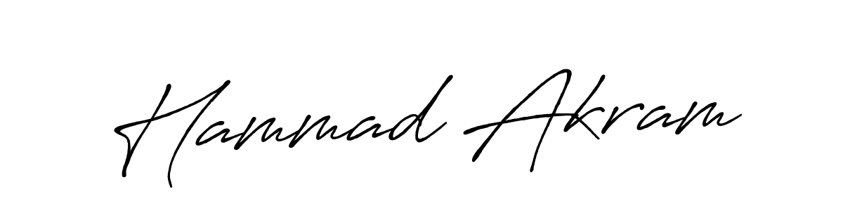 Make a beautiful signature design for name Hammad Akram. Use this online signature maker to create a handwritten signature for free. Hammad Akram signature style 7 images and pictures png