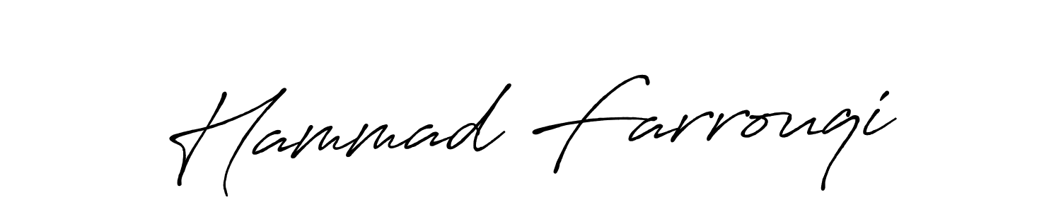 This is the best signature style for the Hammad Farrouqi name. Also you like these signature font (Antro_Vectra_Bolder). Mix name signature. Hammad Farrouqi signature style 7 images and pictures png