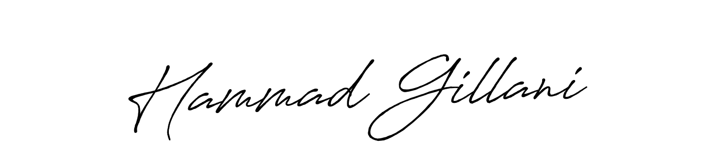 The best way (Antro_Vectra_Bolder) to make a short signature is to pick only two or three words in your name. The name Hammad Gillani include a total of six letters. For converting this name. Hammad Gillani signature style 7 images and pictures png