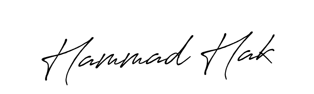 Hammad Hak stylish signature style. Best Handwritten Sign (Antro_Vectra_Bolder) for my name. Handwritten Signature Collection Ideas for my name Hammad Hak. Hammad Hak signature style 7 images and pictures png