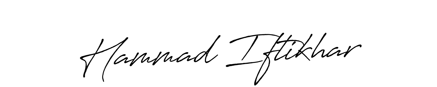 You can use this online signature creator to create a handwritten signature for the name Hammad Iftikhar. This is the best online autograph maker. Hammad Iftikhar signature style 7 images and pictures png