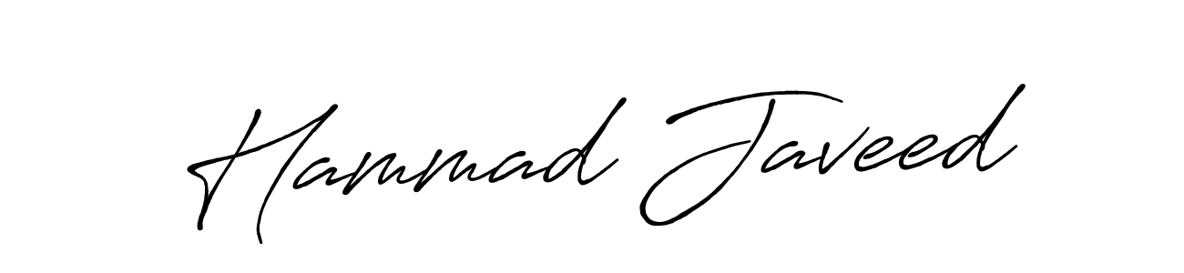 Make a short Hammad Javeed signature style. Manage your documents anywhere anytime using Antro_Vectra_Bolder. Create and add eSignatures, submit forms, share and send files easily. Hammad Javeed signature style 7 images and pictures png