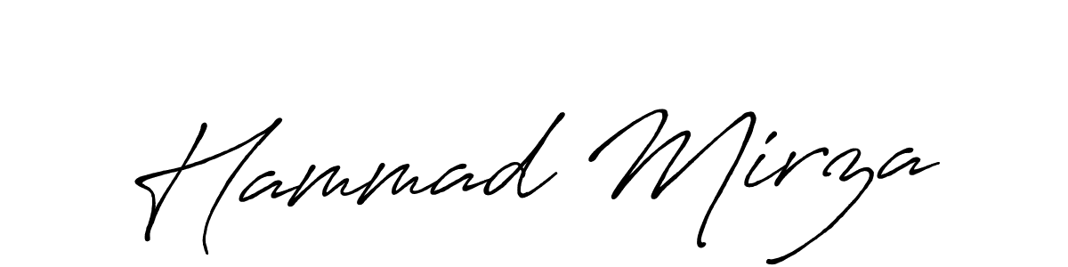 Antro_Vectra_Bolder is a professional signature style that is perfect for those who want to add a touch of class to their signature. It is also a great choice for those who want to make their signature more unique. Get Hammad Mirza name to fancy signature for free. Hammad Mirza signature style 7 images and pictures png