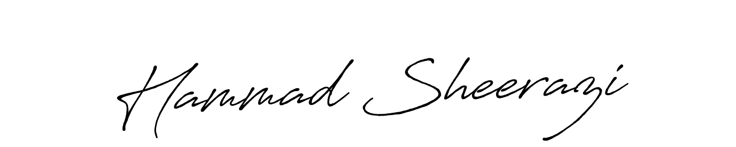 Make a short Hammad Sheerazi signature style. Manage your documents anywhere anytime using Antro_Vectra_Bolder. Create and add eSignatures, submit forms, share and send files easily. Hammad Sheerazi signature style 7 images and pictures png