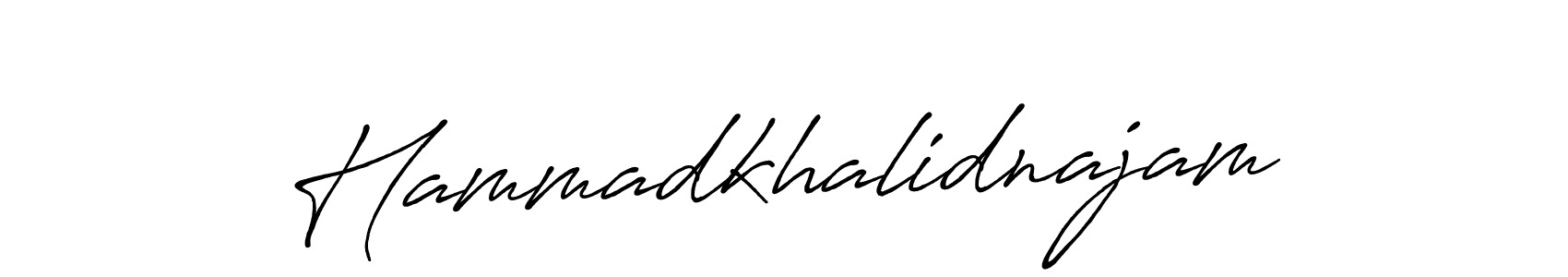 Hammadkhalidnajam stylish signature style. Best Handwritten Sign (Antro_Vectra_Bolder) for my name. Handwritten Signature Collection Ideas for my name Hammadkhalidnajam. Hammadkhalidnajam signature style 7 images and pictures png