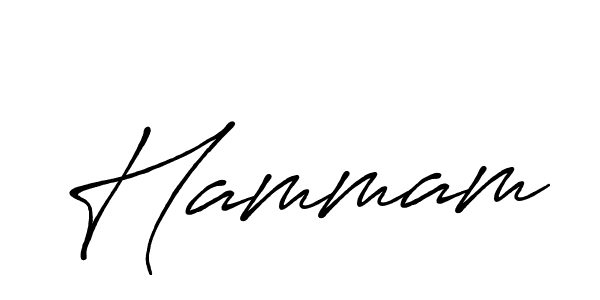 Design your own signature with our free online signature maker. With this signature software, you can create a handwritten (Antro_Vectra_Bolder) signature for name Hammam. Hammam signature style 7 images and pictures png