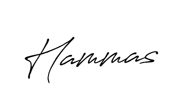 Create a beautiful signature design for name Hammas. With this signature (Antro_Vectra_Bolder) fonts, you can make a handwritten signature for free. Hammas signature style 7 images and pictures png