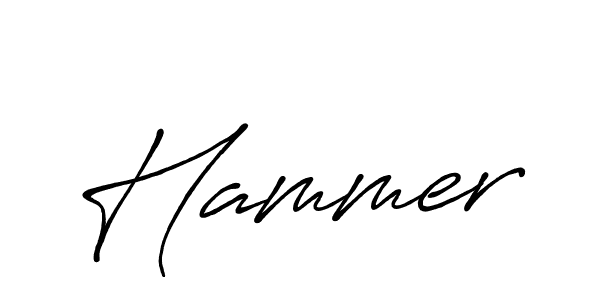 Make a beautiful signature design for name Hammer. With this signature (Antro_Vectra_Bolder) style, you can create a handwritten signature for free. Hammer signature style 7 images and pictures png