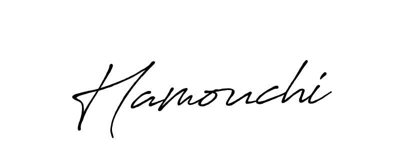 Make a beautiful signature design for name Hamouchi. Use this online signature maker to create a handwritten signature for free. Hamouchi signature style 7 images and pictures png