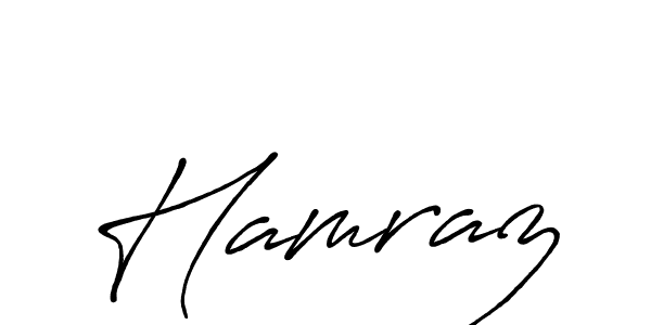 Also You can easily find your signature by using the search form. We will create Hamraz name handwritten signature images for you free of cost using Antro_Vectra_Bolder sign style. Hamraz signature style 7 images and pictures png