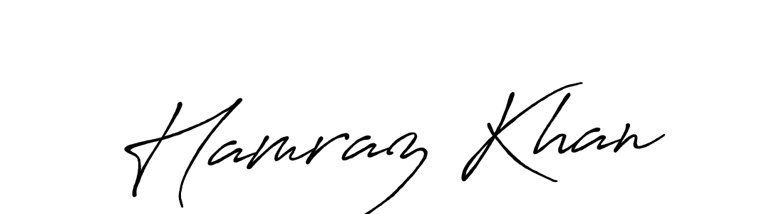 How to make Hamraz Khan signature? Antro_Vectra_Bolder is a professional autograph style. Create handwritten signature for Hamraz Khan name. Hamraz Khan signature style 7 images and pictures png