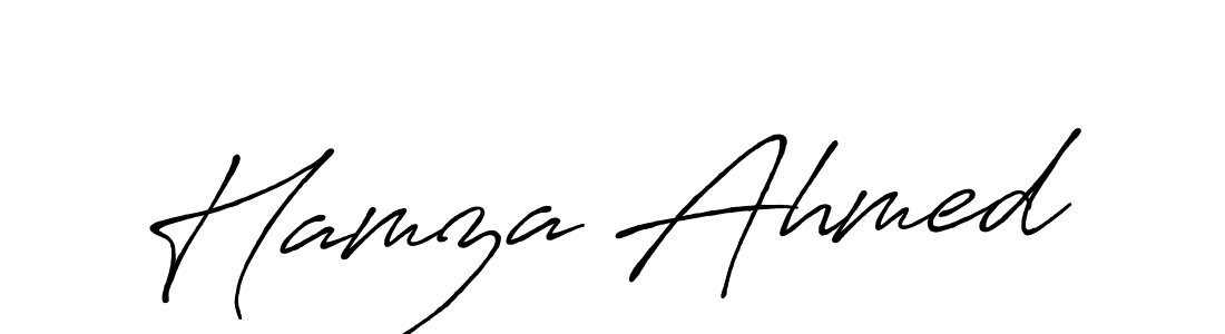 Antro_Vectra_Bolder is a professional signature style that is perfect for those who want to add a touch of class to their signature. It is also a great choice for those who want to make their signature more unique. Get Hamza Ahmed name to fancy signature for free. Hamza Ahmed signature style 7 images and pictures png