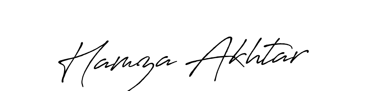 This is the best signature style for the Hamza Akhtar name. Also you like these signature font (Antro_Vectra_Bolder). Mix name signature. Hamza Akhtar signature style 7 images and pictures png