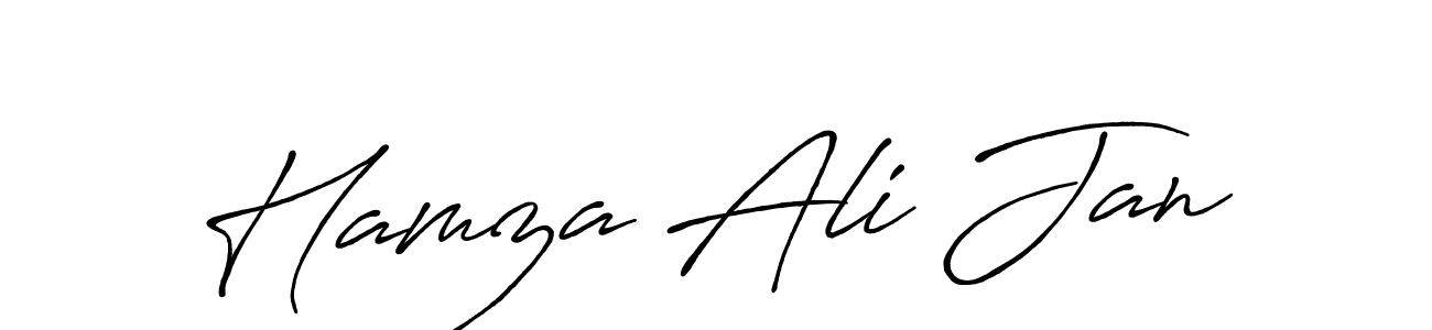 This is the best signature style for the Hamza Ali Jan name. Also you like these signature font (Antro_Vectra_Bolder). Mix name signature. Hamza Ali Jan signature style 7 images and pictures png