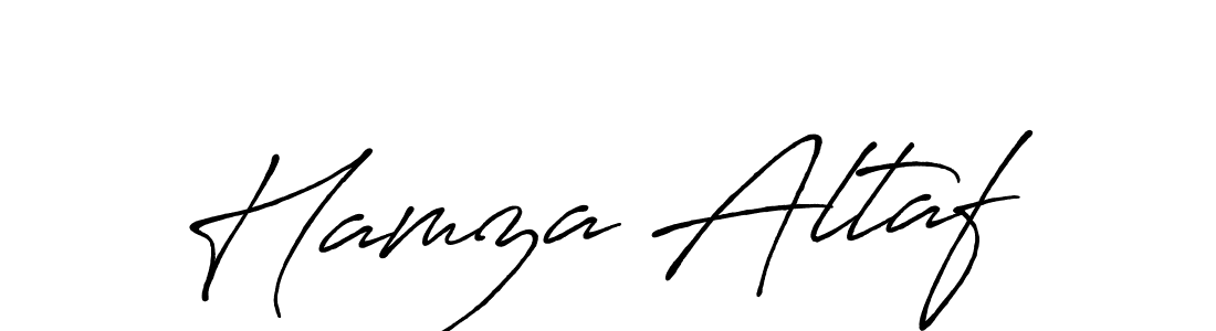 The best way (Antro_Vectra_Bolder) to make a short signature is to pick only two or three words in your name. The name Hamza Altaf include a total of six letters. For converting this name. Hamza Altaf signature style 7 images and pictures png
