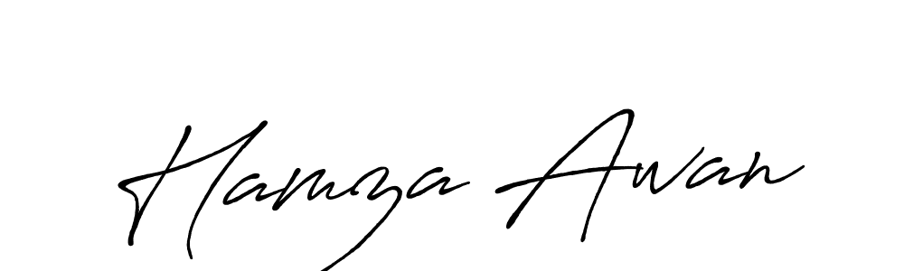 This is the best signature style for the Hamza Awan name. Also you like these signature font (Antro_Vectra_Bolder). Mix name signature. Hamza Awan signature style 7 images and pictures png
