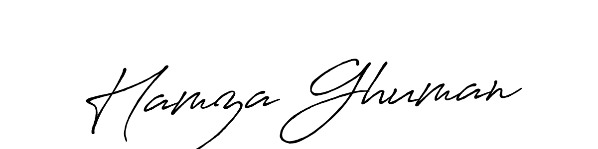 Also You can easily find your signature by using the search form. We will create Hamza Ghuman name handwritten signature images for you free of cost using Antro_Vectra_Bolder sign style. Hamza Ghuman signature style 7 images and pictures png