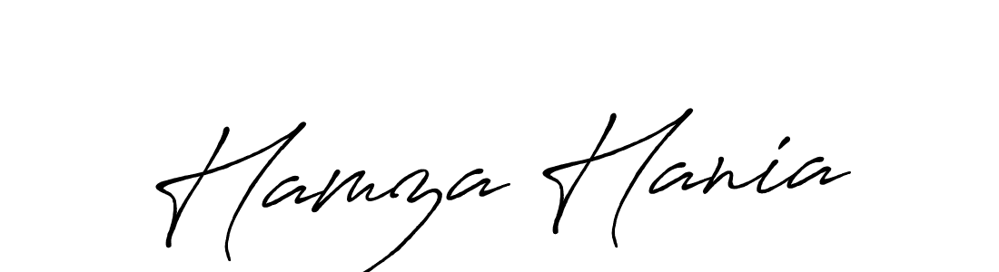 How to Draw Hamza Hania signature style? Antro_Vectra_Bolder is a latest design signature styles for name Hamza Hania. Hamza Hania signature style 7 images and pictures png