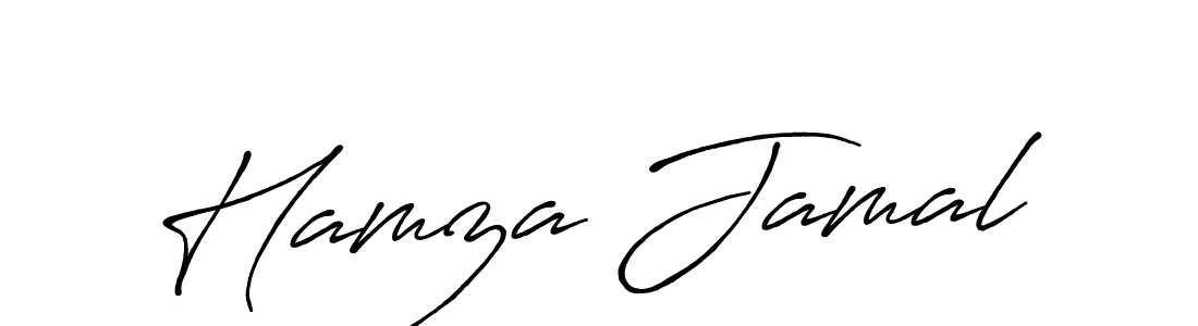 Design your own signature with our free online signature maker. With this signature software, you can create a handwritten (Antro_Vectra_Bolder) signature for name Hamza Jamal. Hamza Jamal signature style 7 images and pictures png