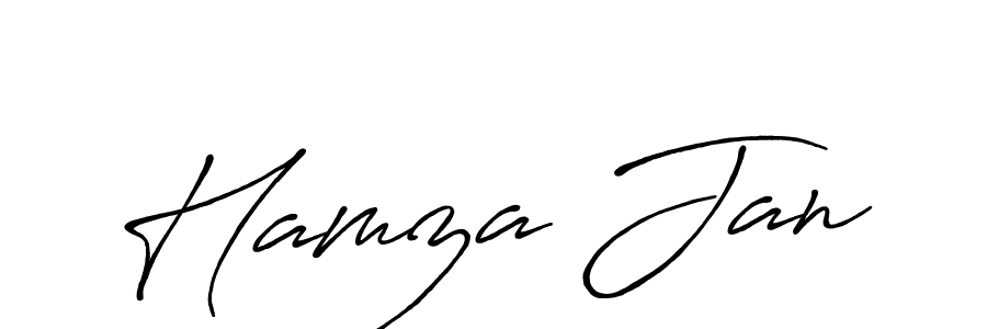Design your own signature with our free online signature maker. With this signature software, you can create a handwritten (Antro_Vectra_Bolder) signature for name Hamza Jan. Hamza Jan signature style 7 images and pictures png