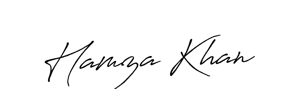 Make a beautiful signature design for name Hamza Khan. Use this online signature maker to create a handwritten signature for free. Hamza Khan signature style 7 images and pictures png