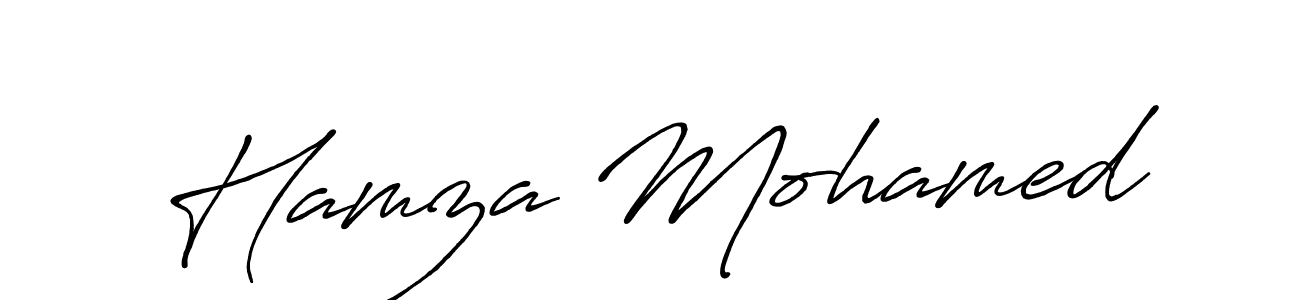 Make a short Hamza Mohamed signature style. Manage your documents anywhere anytime using Antro_Vectra_Bolder. Create and add eSignatures, submit forms, share and send files easily. Hamza Mohamed signature style 7 images and pictures png