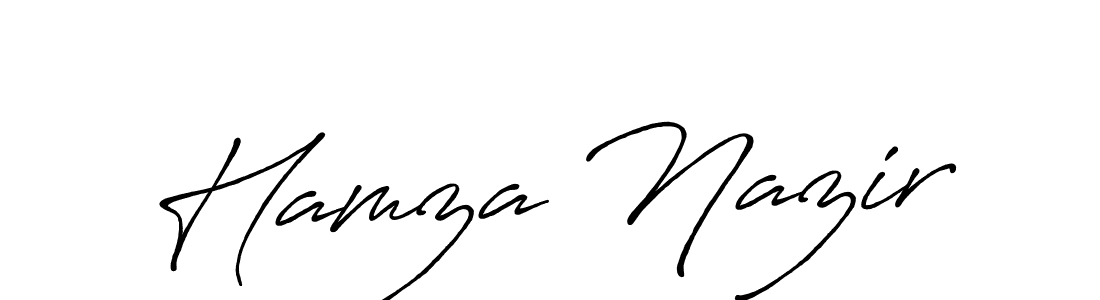 This is the best signature style for the Hamza Nazir name. Also you like these signature font (Antro_Vectra_Bolder). Mix name signature. Hamza Nazir signature style 7 images and pictures png