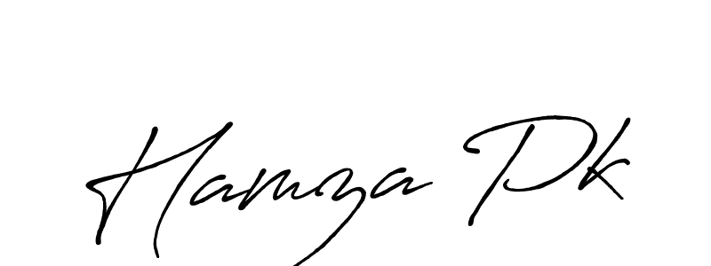 It looks lik you need a new signature style for name Hamza Pk. Design unique handwritten (Antro_Vectra_Bolder) signature with our free signature maker in just a few clicks. Hamza Pk signature style 7 images and pictures png