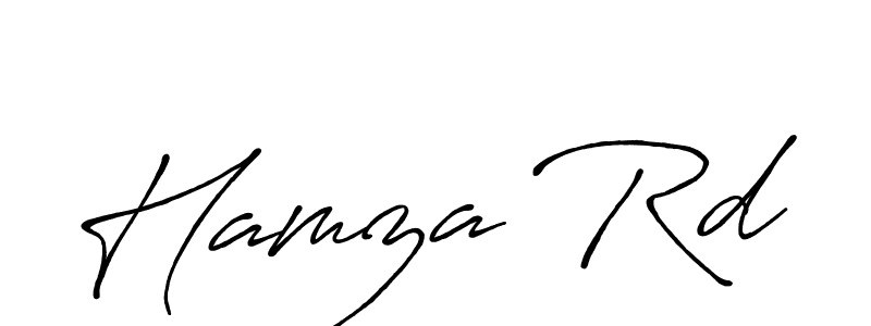 Make a beautiful signature design for name Hamza Rd. With this signature (Antro_Vectra_Bolder) style, you can create a handwritten signature for free. Hamza Rd signature style 7 images and pictures png
