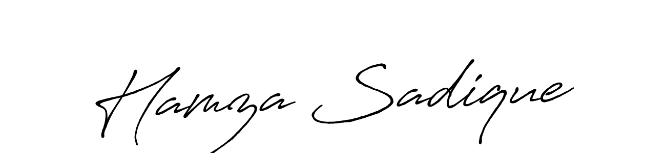 You should practise on your own different ways (Antro_Vectra_Bolder) to write your name (Hamza Sadique) in signature. don't let someone else do it for you. Hamza Sadique signature style 7 images and pictures png