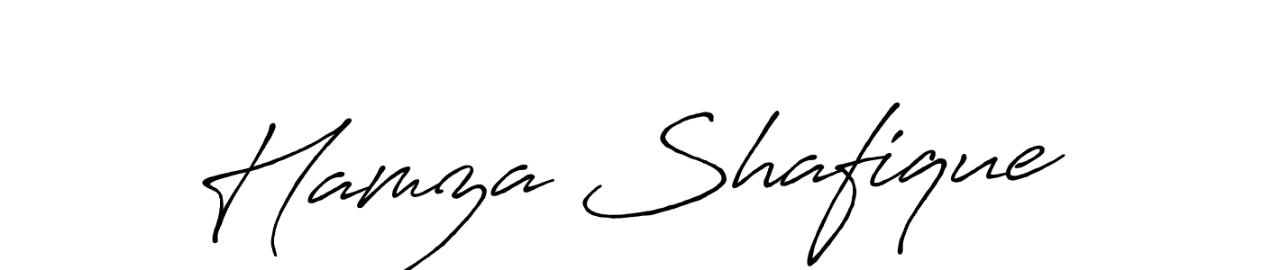 Make a short Hamza Shafique signature style. Manage your documents anywhere anytime using Antro_Vectra_Bolder. Create and add eSignatures, submit forms, share and send files easily. Hamza Shafique signature style 7 images and pictures png