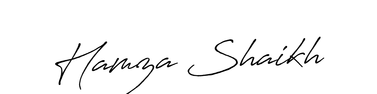 You can use this online signature creator to create a handwritten signature for the name Hamza Shaikh. This is the best online autograph maker. Hamza Shaikh signature style 7 images and pictures png