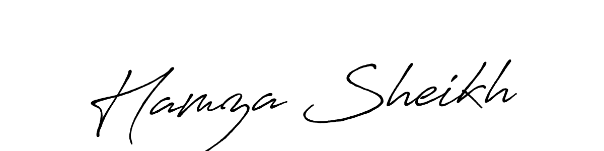 How to Draw Hamza Sheikh signature style? Antro_Vectra_Bolder is a latest design signature styles for name Hamza Sheikh. Hamza Sheikh signature style 7 images and pictures png