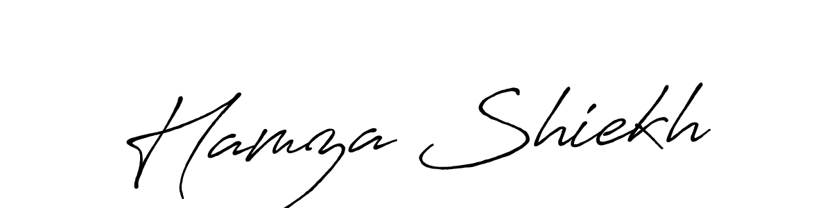 How to make Hamza Shiekh signature? Antro_Vectra_Bolder is a professional autograph style. Create handwritten signature for Hamza Shiekh name. Hamza Shiekh signature style 7 images and pictures png