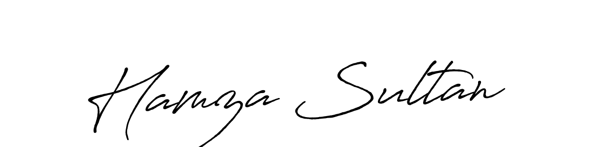 You should practise on your own different ways (Antro_Vectra_Bolder) to write your name (Hamza Sultan) in signature. don't let someone else do it for you. Hamza Sultan signature style 7 images and pictures png