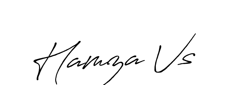 Make a beautiful signature design for name Hamza Vs. Use this online signature maker to create a handwritten signature for free. Hamza Vs signature style 7 images and pictures png