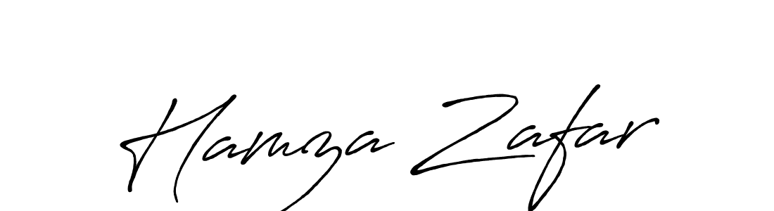 Also You can easily find your signature by using the search form. We will create Hamza Zafar name handwritten signature images for you free of cost using Antro_Vectra_Bolder sign style. Hamza Zafar signature style 7 images and pictures png