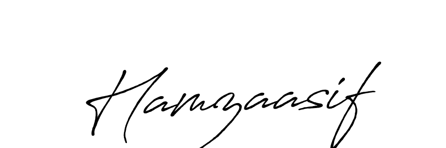 Hamzaasif stylish signature style. Best Handwritten Sign (Antro_Vectra_Bolder) for my name. Handwritten Signature Collection Ideas for my name Hamzaasif. Hamzaasif signature style 7 images and pictures png