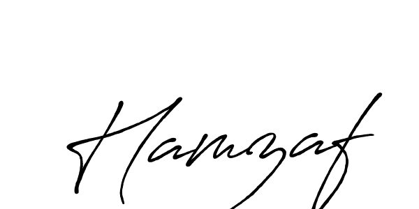 Use a signature maker to create a handwritten signature online. With this signature software, you can design (Antro_Vectra_Bolder) your own signature for name Hamzaf. Hamzaf signature style 7 images and pictures png