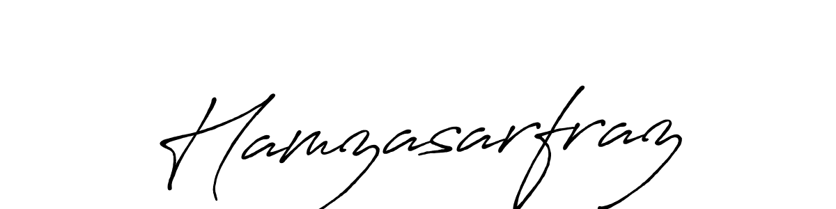 Hamzasarfraz stylish signature style. Best Handwritten Sign (Antro_Vectra_Bolder) for my name. Handwritten Signature Collection Ideas for my name Hamzasarfraz. Hamzasarfraz signature style 7 images and pictures png