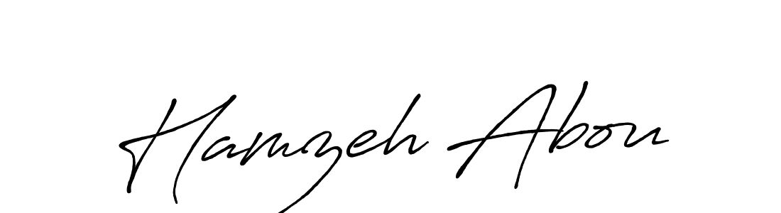 Make a beautiful signature design for name Hamzeh Abou. Use this online signature maker to create a handwritten signature for free. Hamzeh Abou signature style 7 images and pictures png