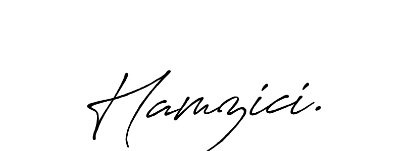 How to make Hamzici. signature? Antro_Vectra_Bolder is a professional autograph style. Create handwritten signature for Hamzici. name. Hamzici. signature style 7 images and pictures png