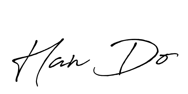 How to make Han Do signature? Antro_Vectra_Bolder is a professional autograph style. Create handwritten signature for Han Do name. Han Do signature style 7 images and pictures png