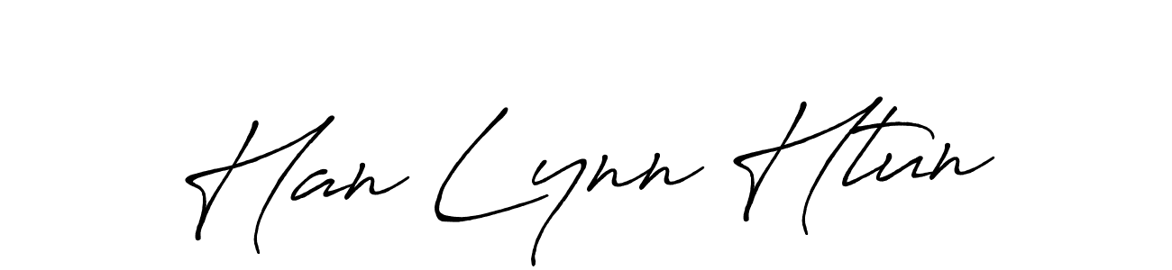 Design your own signature with our free online signature maker. With this signature software, you can create a handwritten (Antro_Vectra_Bolder) signature for name Han Lynn Htun. Han Lynn Htun signature style 7 images and pictures png