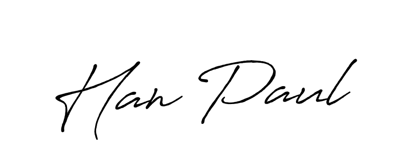 Create a beautiful signature design for name Han Paul. With this signature (Antro_Vectra_Bolder) fonts, you can make a handwritten signature for free. Han Paul signature style 7 images and pictures png